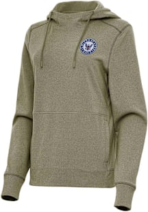 Antigua Navy Womens Olive Justice Hooded Sweatshirt