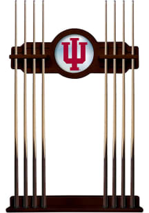 Ash Indiana Hoosiers Solid Wood Cue Rack Pool Table