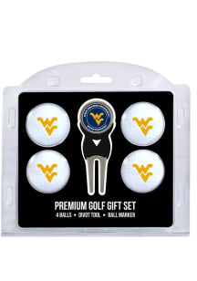 West Virginia Mountaineers Divot Tool 4 Pack Golf Gift Set