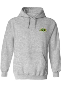 Vive La Fete North Dakota State Bison Womens Ash Impressions Hooded Sweatshirt
