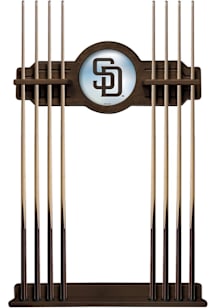 San Diego Padres Solid Wood Cue Rack Pool Table