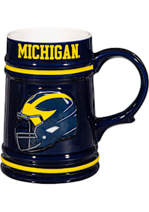 Michigan Wolverines 24oz Ceramic Stein - Navy Blue