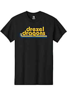 Summit Sportswear Drexel Dragons Black Stripes Short Sleeve T Shirt