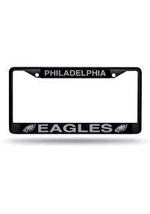 Philadelphia Eagles Primary Metal License Plate Frame - Black