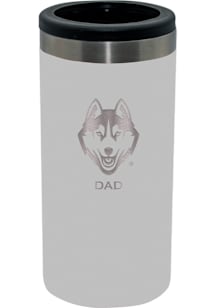 UConn Huskies Dad 12oz Slim Stainless Steel Coolie
