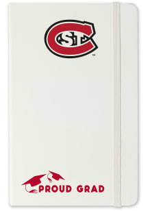 St Cloud State Huskies Proud Grad team logo Notebook and Folder - White