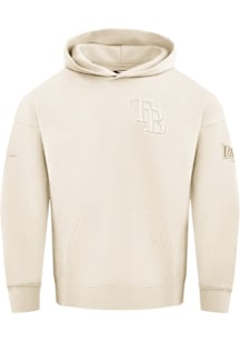Pro Standard Tampa Bay Rays Mens White Neutral Long Sleeve Hoodie