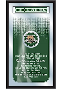 Ohio Bobcats Fight Song Hanging Back Bar Mirror