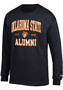 Champion Oklahoma State Cowboys Black Est Alumni Jersey Long Sleeve T Shirt