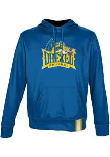 Youth Drexel Dragons Navy Blue ProSphere Solid Long Sleeve Hooded Sweatshirt
