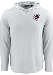 Cutter and Buck New England Revolution Mens Grey Coastline Eco Hood