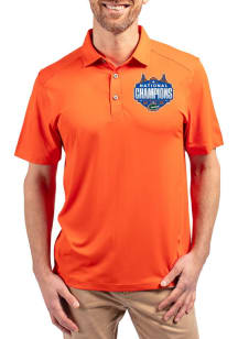 Cutter and Buck Florida Gators Orange 2025 National Champions Forge Eco Stretch Big and Tall Polo