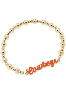 Oklahoma State Cowboys Autograph Stretch Womens Bracelet