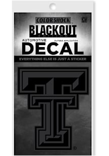 Texas Tech Red Raiders Black Out Auto Decal - Black