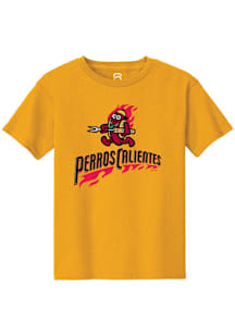 Summit Sportswear Akron RubberDucks Youth Gold Primary Copa Short Sleeve T-Shirt