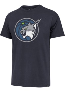 47 Minnesota Lynx Navy Blue Imprint Franklin Short Sleeve Fashion T Shirt
