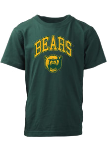 Baylor Bears Boys Green Vintage Arch Mascot Short Sleeve T-Shirt