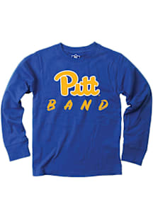 Wes and Willy Pitt Panthers Toddler Blue Band Long Sleeve T-Shirt
