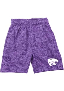 Toddler K-State Wildcats Purple Wes and Willy Cloudy Yarn Shorts