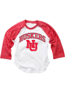 Nebraska Cornhuskers Boys Red Name Drop Long Sleeve T-Shirt