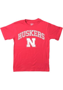 Toddler Nebraska Cornhuskers Red Wes and Willy Jersey Short Sleeve T-Shirt