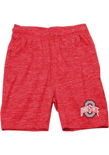 Youth Ohio State Buckeyes Red Wes and Willy Cloudy Yarn Shorts