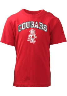 Wes and Willy Houston Cougars Youth Red Jersey Short Sleeve T-Shirt