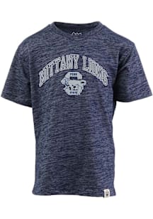Toddler Penn State Nittany Lions Navy Blue Wes and Willy Cloudy Yarn Vintage Arch Short Sleeve T-S..