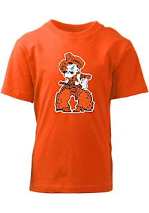 Wes and Willy Oklahoma State Cowboys Boys Orange Jersey Vault Short Sleeve T-Shirt