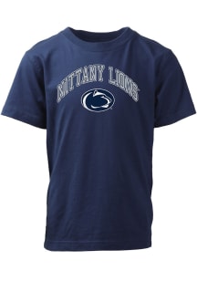 Boys Penn State Nittany Lions Navy Blue Wes and Willy Vintage Arch Short Sleeve T-Shirt