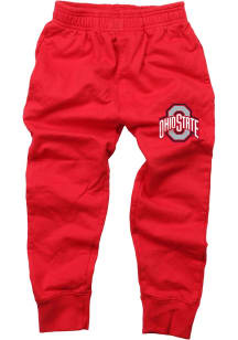 Youth Ohio State Buckeyes Red Wes and Willy Fleece Sweatpants
