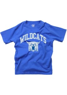 Kentucky Wildcats Boys Blue Jersey Vintage Arch Mascot Short Sleeve T-Shirt