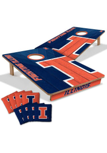 Navy Blue Illinois Fighting Illini 2x3 Corn Hole