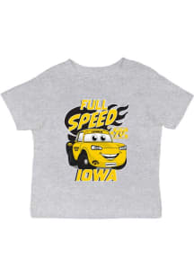 Infant Iowa Hawkeyes Grey Vive La Fete Full Speed Short Sleeve T-Shirt