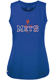 Levelwear New York Mets Womens Blue Macy Journey Tank Top