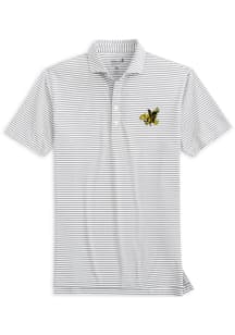 Mens Iowa Hawkeyes Black Johnnie O Stetsons Vault Short Sleeve Fashion Polo