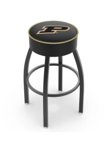 Black Purdue Boilermakers Swivel Pub Stool
