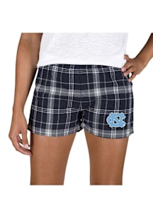 Concepts Sport North Carolina Tar Heels Womens Ash Ultimate Flannel Shorts