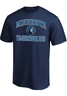 Minnesota Timberwolves Mens Navy Blue Heart and Soul Big and Tall T-Shirt