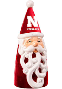 Red Nebraska Cornhuskers LED Santa Decor