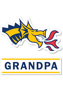 Navy Blue Drexel Dragons 3 Inch Grandpa Decal