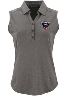 Cutter and Buck DC United Womens Black Forge Eco Polo Shirt