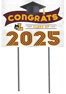 Loyola Ramblers KH Sports Fan 18x24 Yard Sign with Stakes Class of 2025 Yard Sign - White