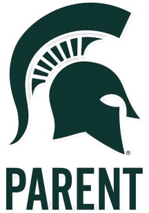 Green Michigan State Spartans Parent Decal