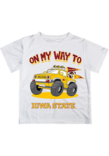 Vive La Fete Iowa State Cyclones Infant On My Way Short Sleeve T-Shirt White