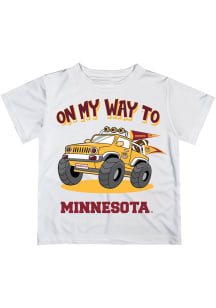 Infant Minnesota Golden Gophers White Vive La Fete On My Way Short Sleeve T-Shirt