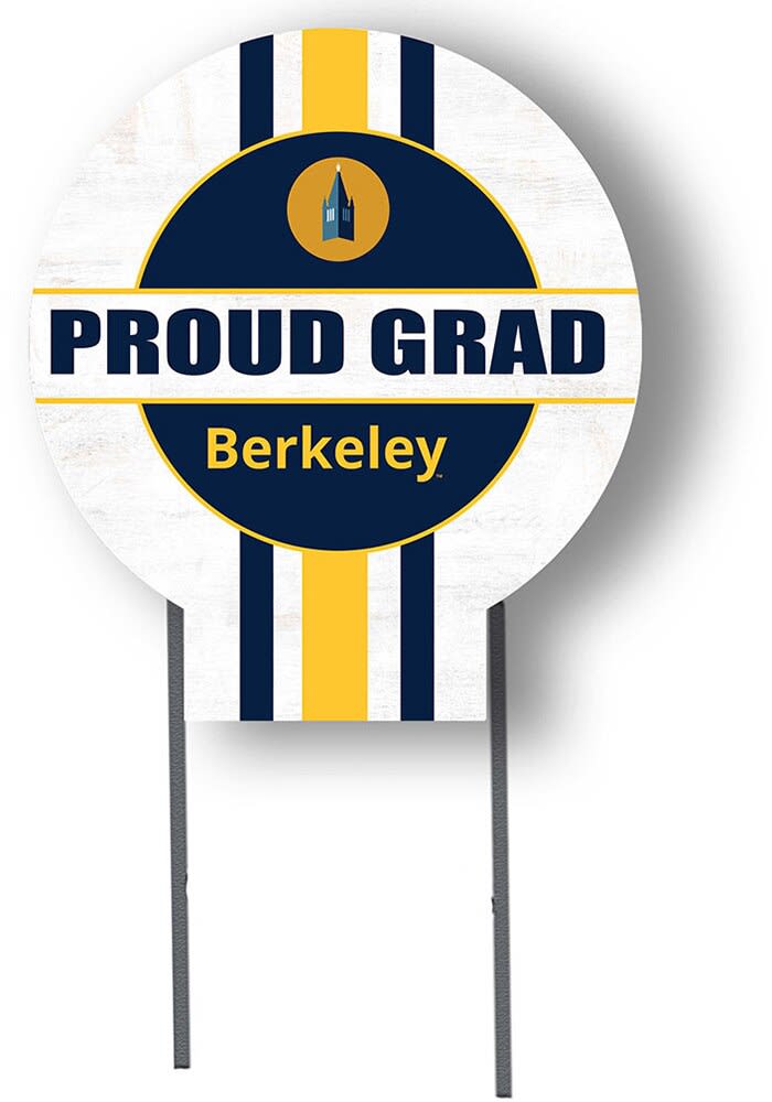 Cal Golden Bears White 20x20 Circle Yard Sign with Stakes Proud Grad ...