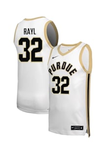 Jace Rayl  Nike Purdue Boilermakers White NIL Name And Number Jersey