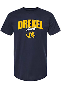 Summit Sportswear Drexel Dragons Womens Navy Blue Aunt Short Sleeve T-Shirt