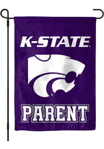 Purple K-State Wildcats Parent Garden Flag